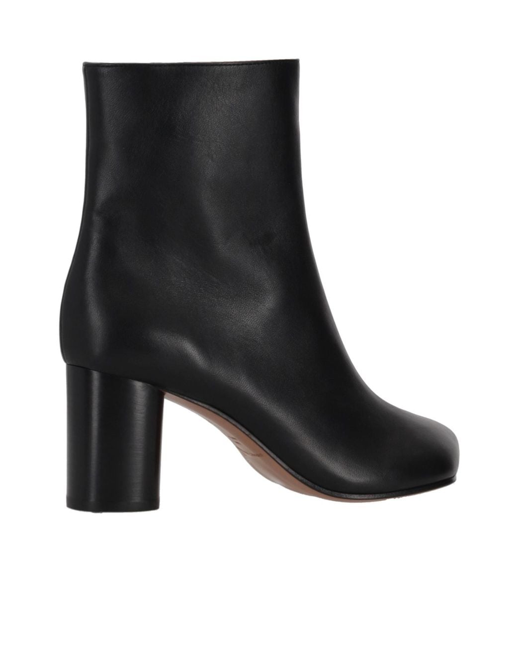 Niccolò Pasqualetti Black Obliqua Leather Ankle Boots