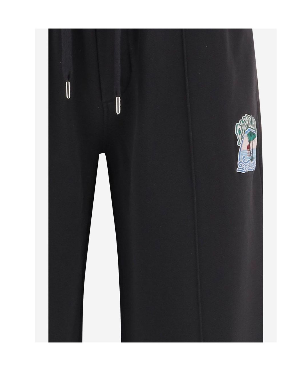 Casablanca Black Drawstring Pants for men