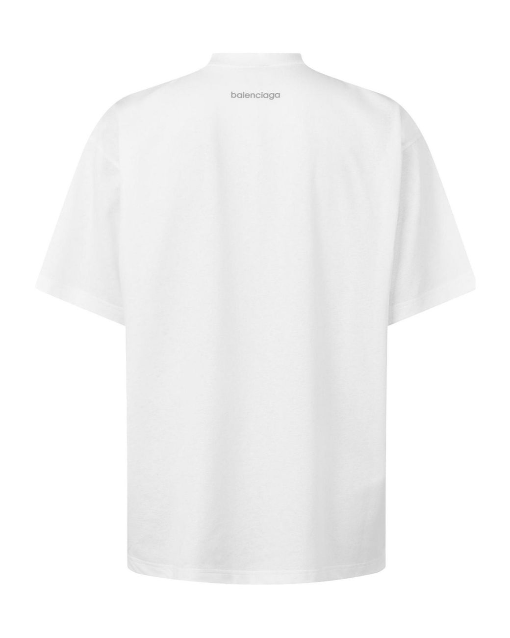 Balenciaga White Crewneck Shortsleeve Tee for men