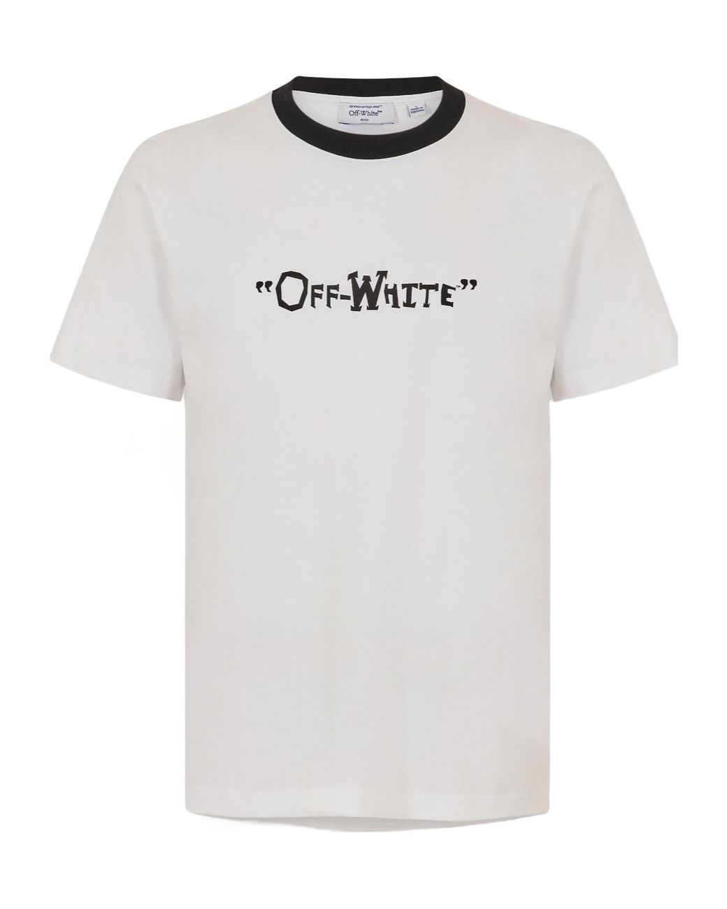 Off-White c/o Virgil Abloh White Logo Short Sleeve T-Shirt for men
