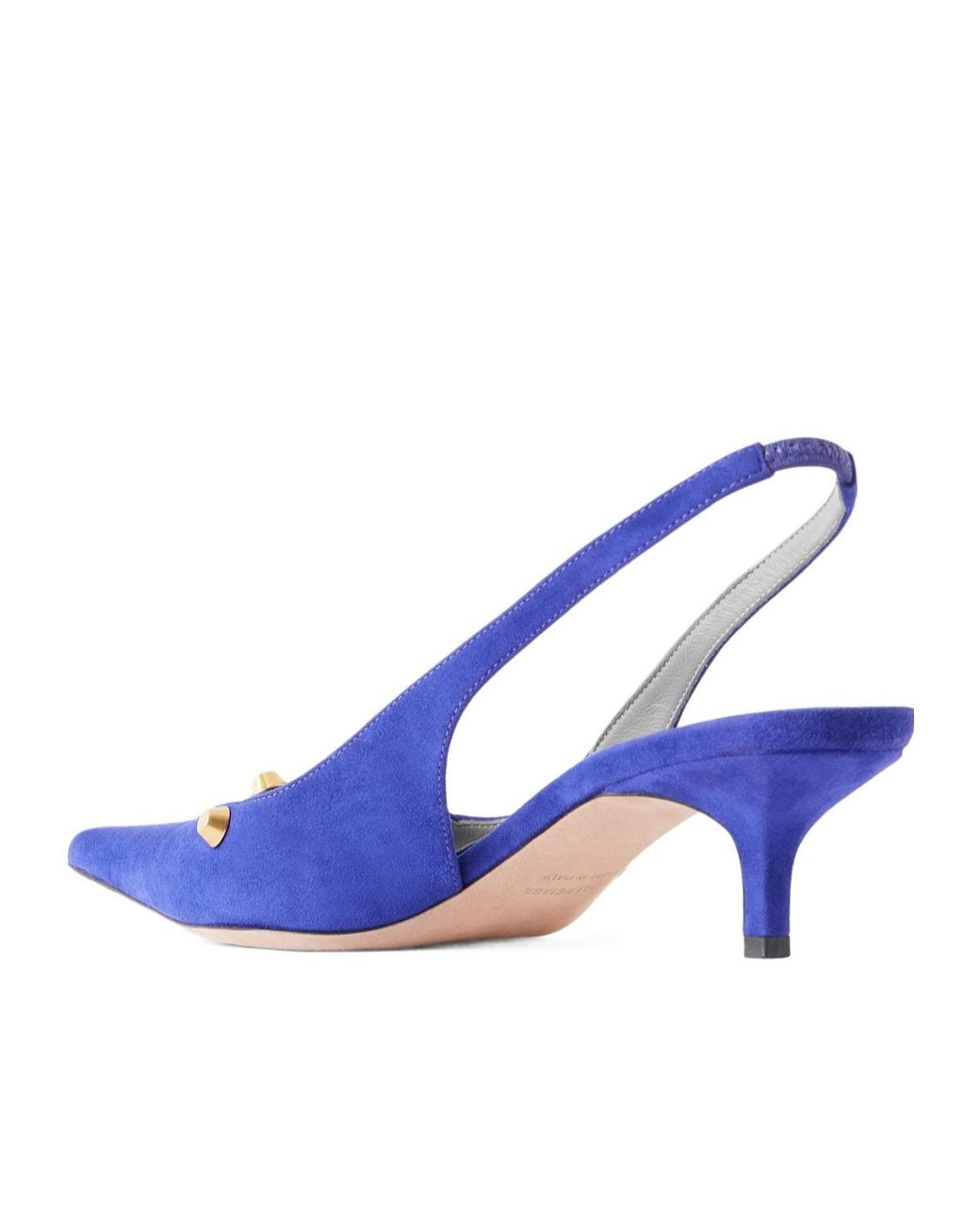 Balenciaga Blue Pointed-Toe High-Heeled Sandals