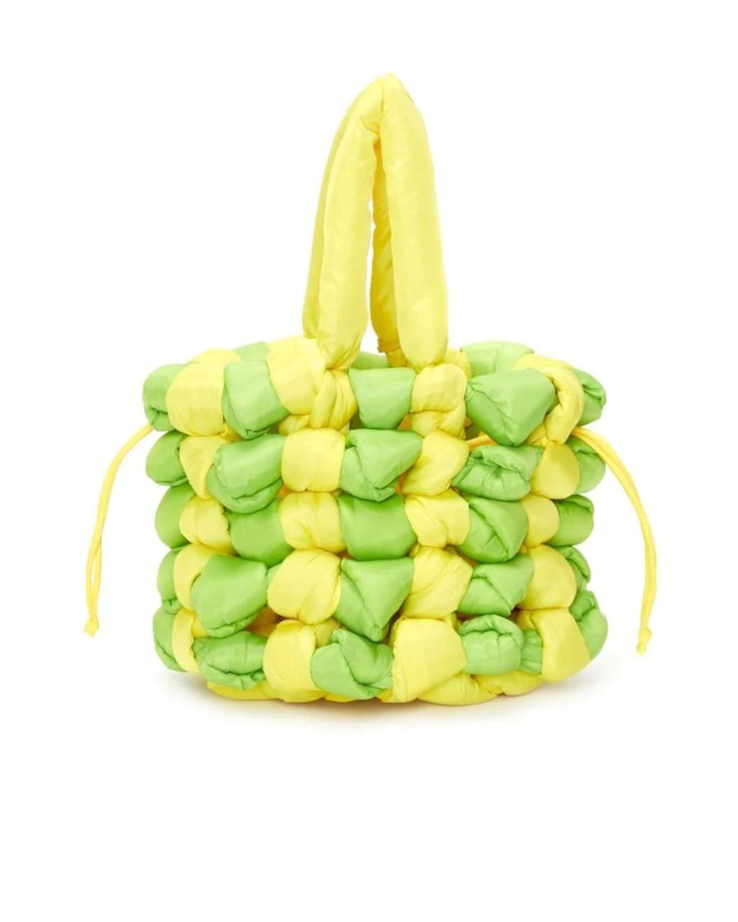 J.W. Anderson Yellow Woven Bucket Bag