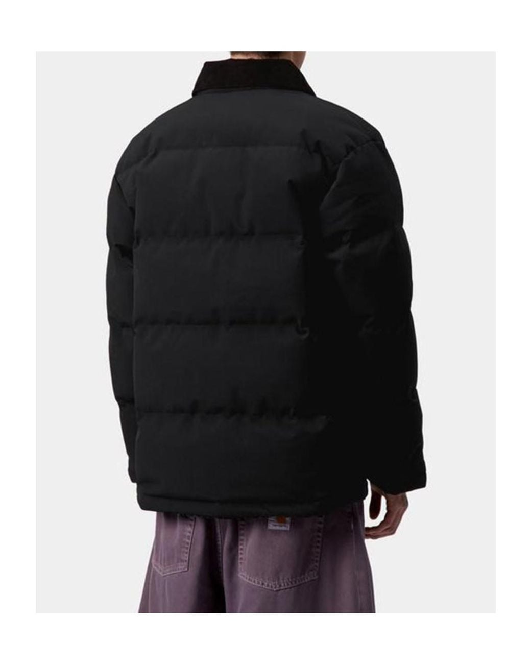 Carhartt Black Rayler Corduroy Collar Jacket for men