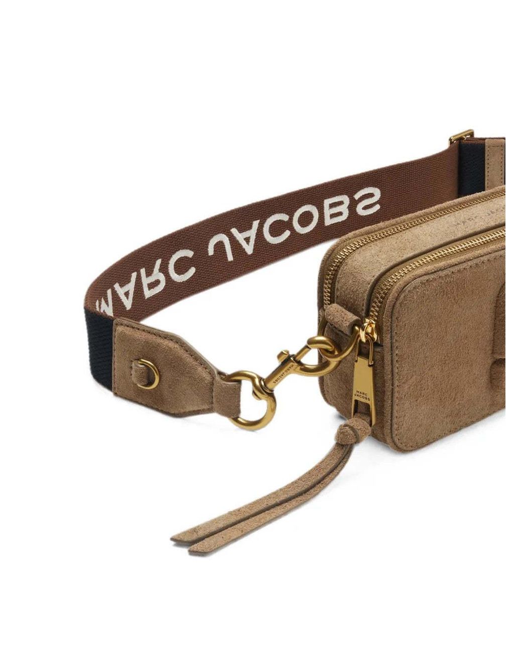 Marc Jacobs Brown Logo Strap Camera Shoulder Bag
