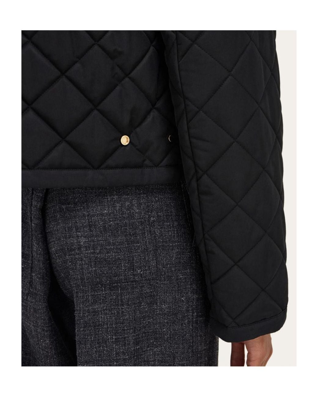 Ferragamo Black Padded Blouson