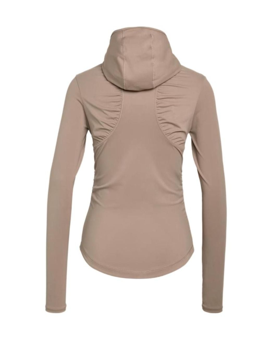 Adidas By Stella McCartney Brown Studio Ruched Long Sleeve Top