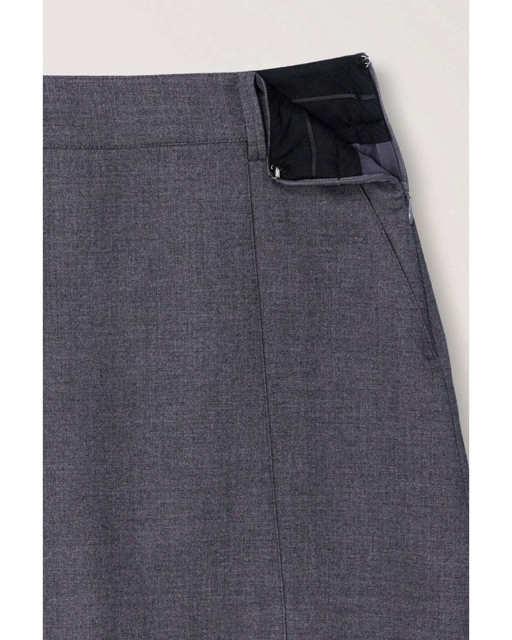 DUNST Blue Tech Mini Skirt