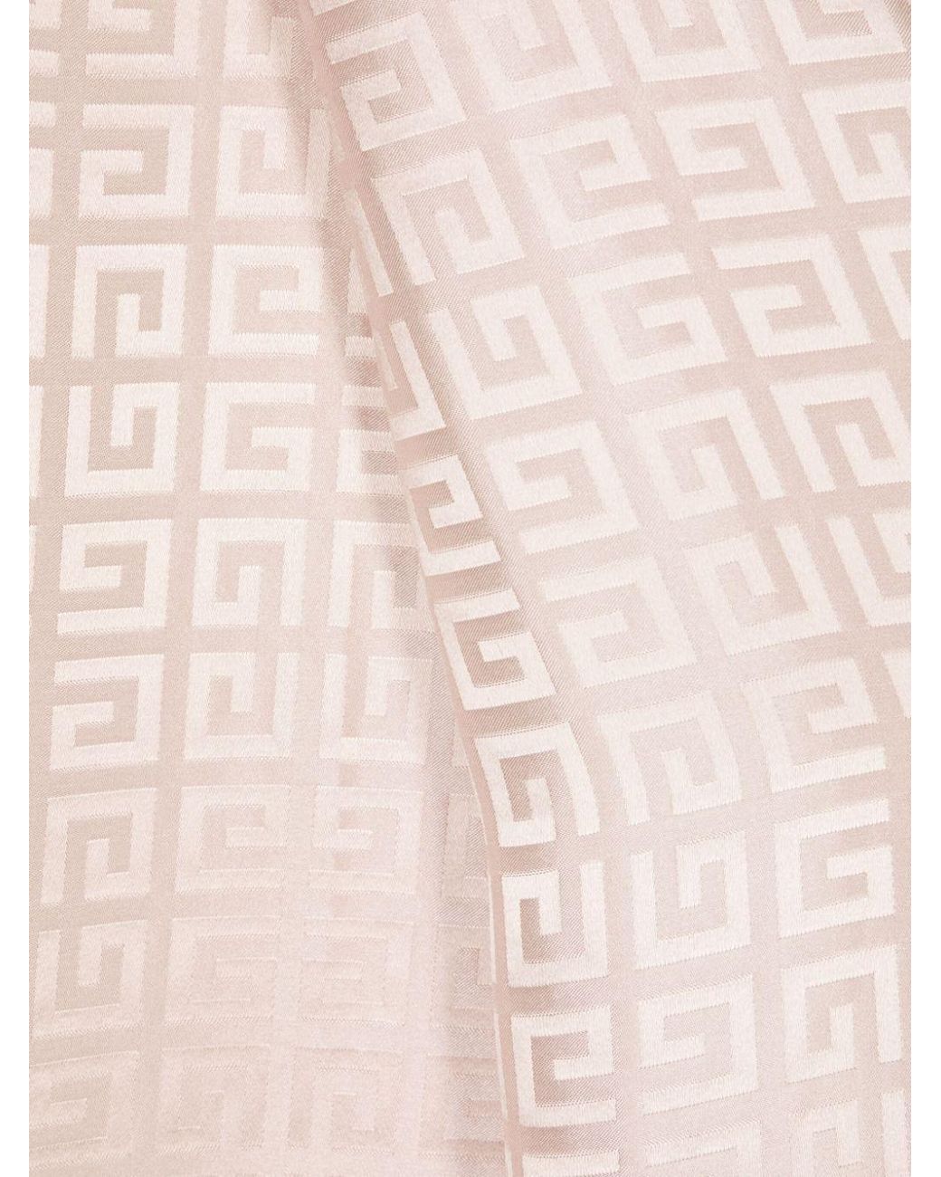 Givenchy Pink Logo Details Scarves