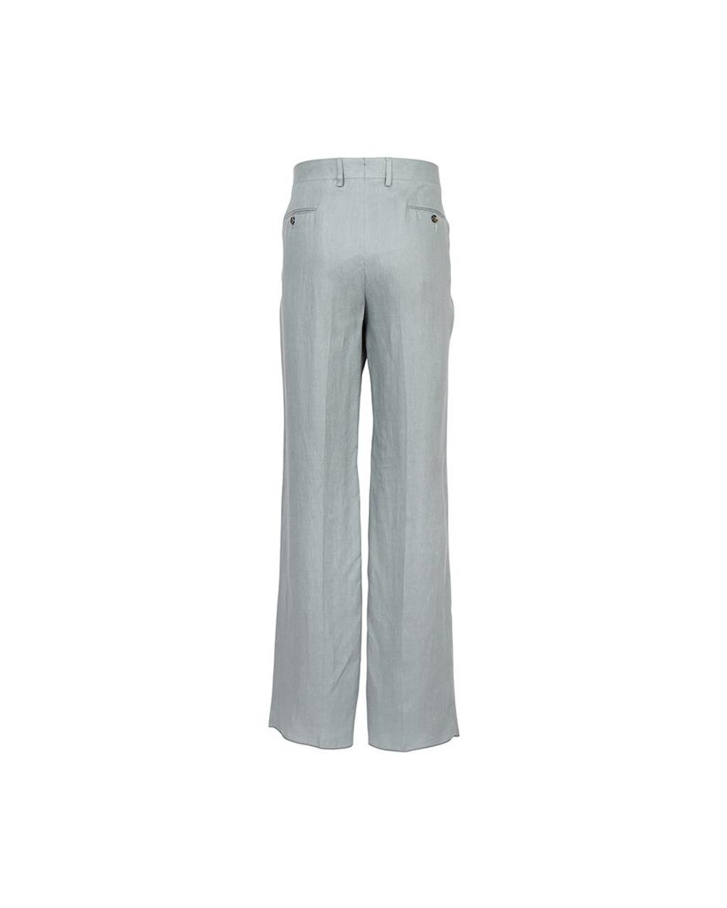 Lardini Gray Belt Loop Trousers for men