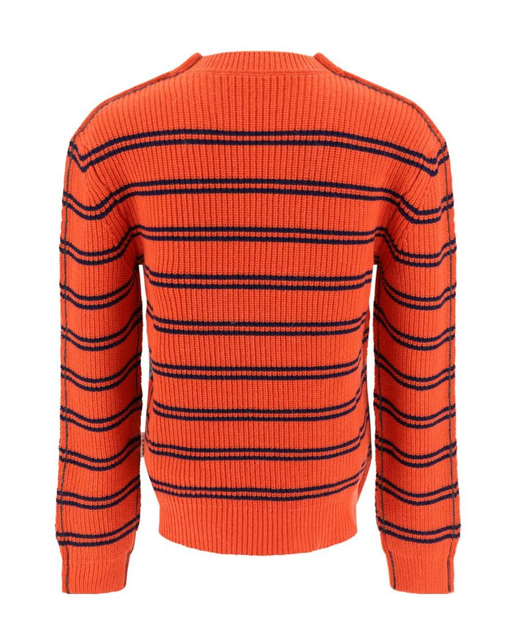 Marni Multicolor Striped Crewneck Knitted Jumper for men