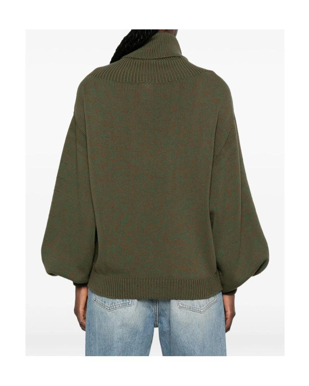 Baserange Green Long-Sleeved Knitwear