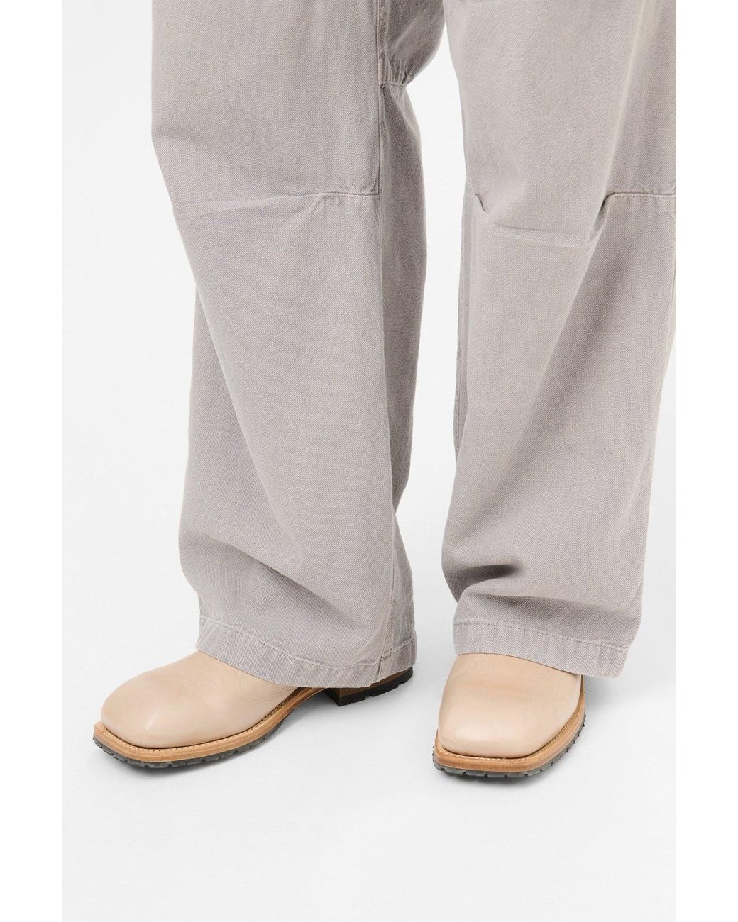 Our Legacy Natural Square Toe Boots for men