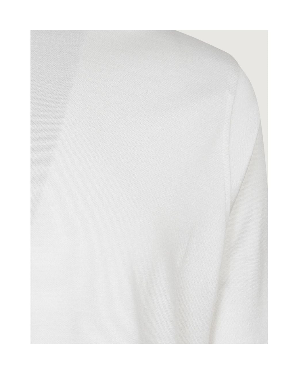 Zegna White Regular Fit Crewneck T-Shirt for men