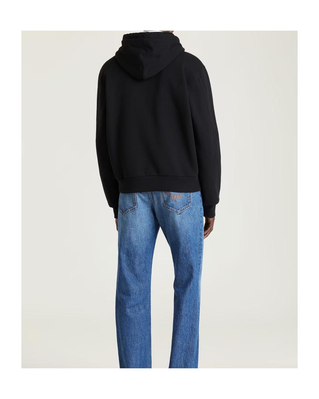 Givenchy Blue Couture Seam Hoodie for men