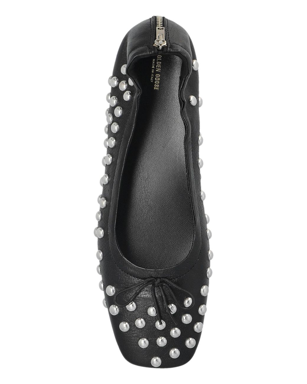 Golden Goose Deluxe Brand Black Stud Embellished Ballet Shoes