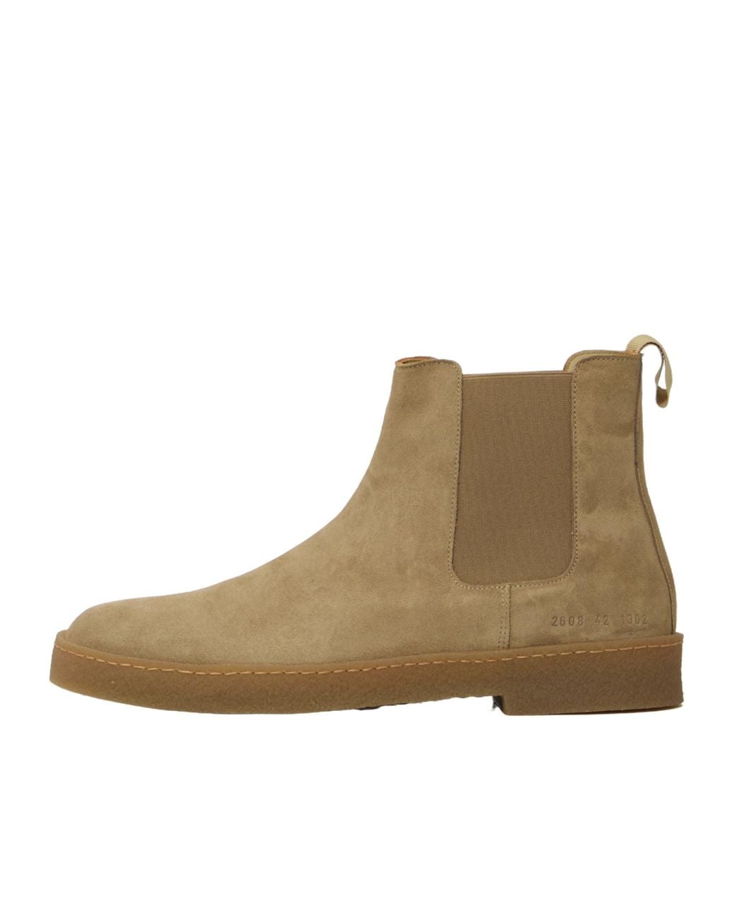 Common Projects Brown Suede Chelsea Boots for men