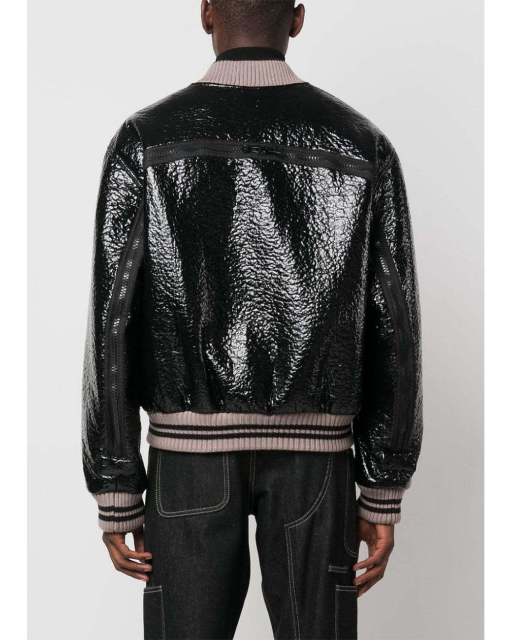 Dries Van Noten Black Long-Sleeved Casual Jacket for men