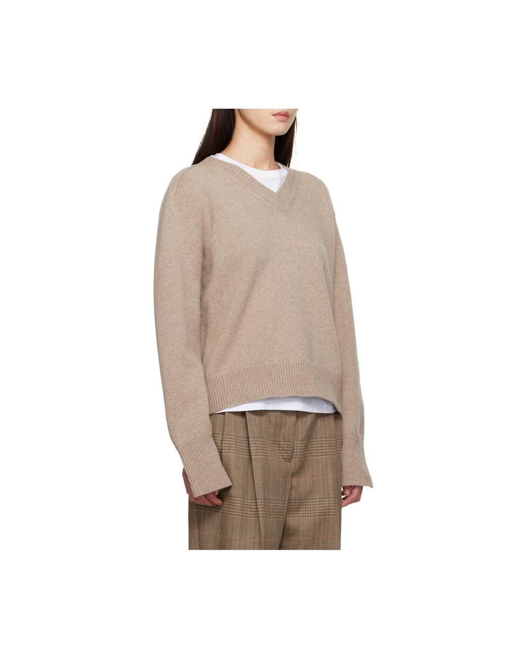 Rohe Brown Sleeve Wrap Jumper