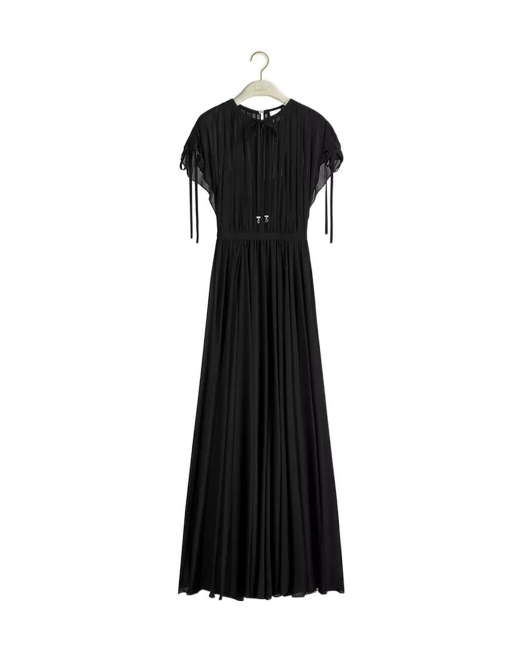 Dior Black Iviera Long Flared Dress