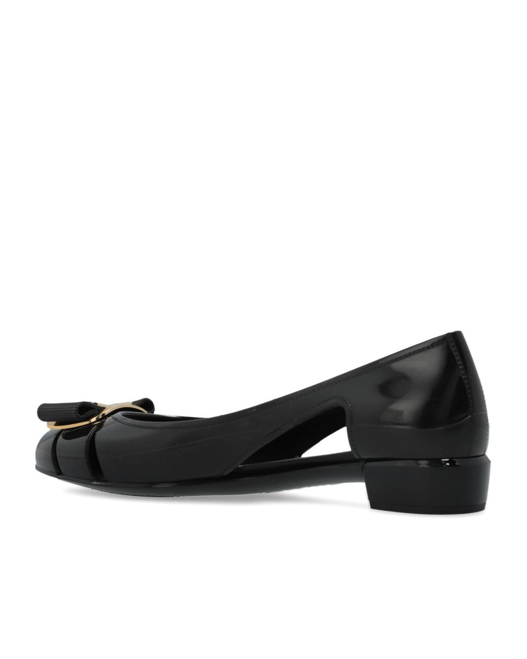 Ferragamo Black Vara Heeled Pumps