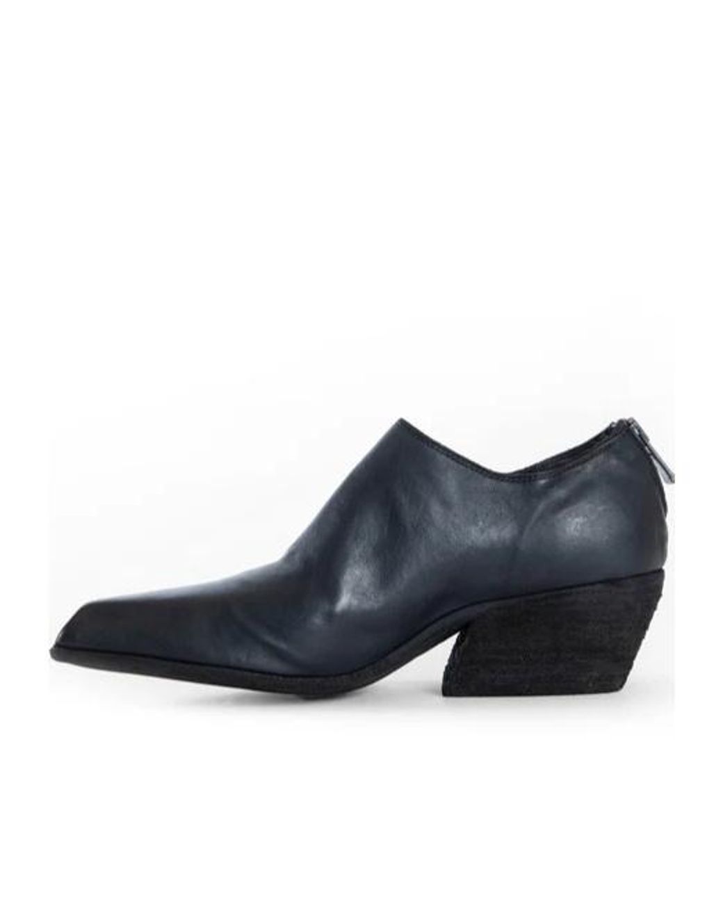 Guidi Blue Round-Toed High Heels