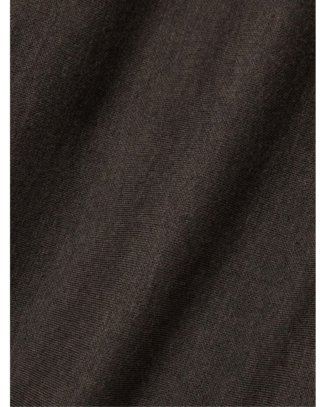 Khaite Brown Elle Mini Dress