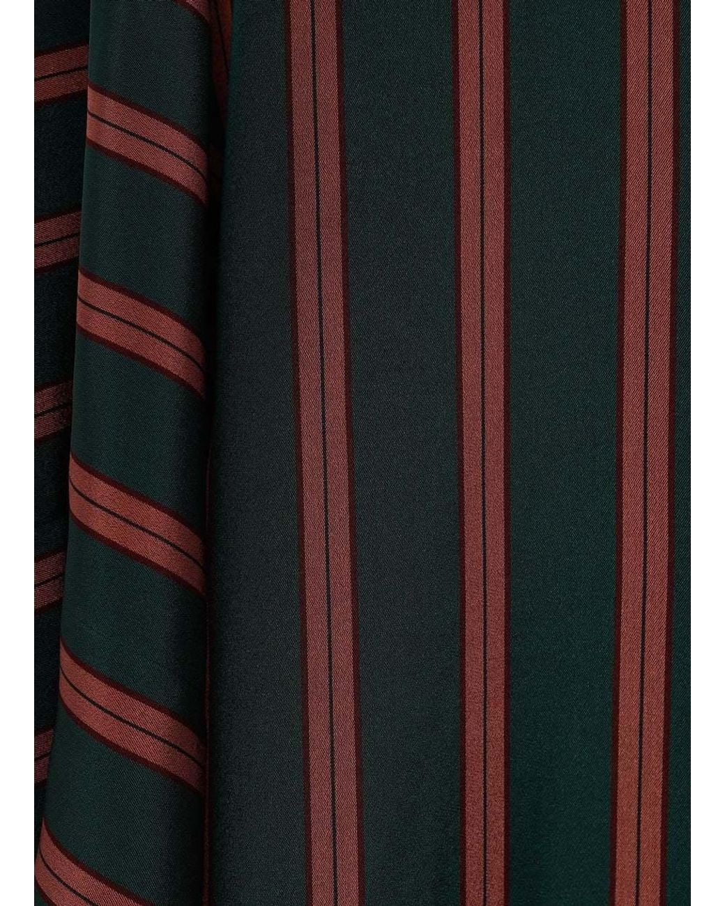 Dries Van Noten Black Striped Dress