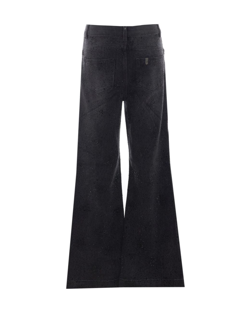 Liu Jo Blue Embellished Flared Jeans