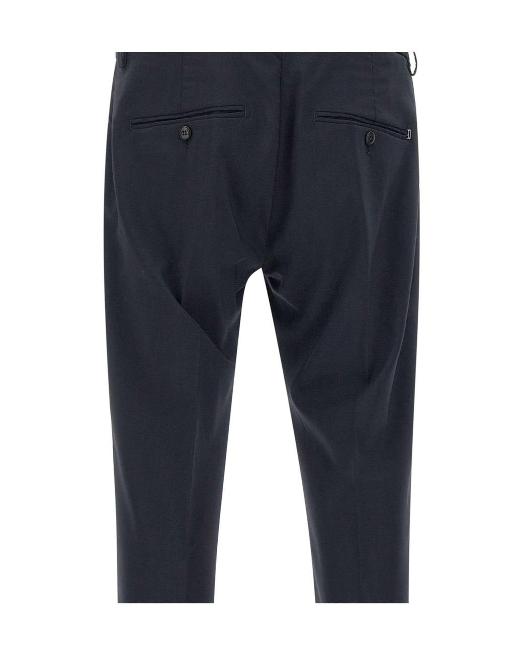 Dondup Blue Gaubert Slim Fit Pants for men