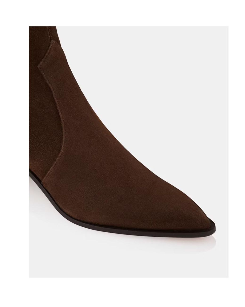 Aquazzura Brown Brunswick Suede Ankle Boots