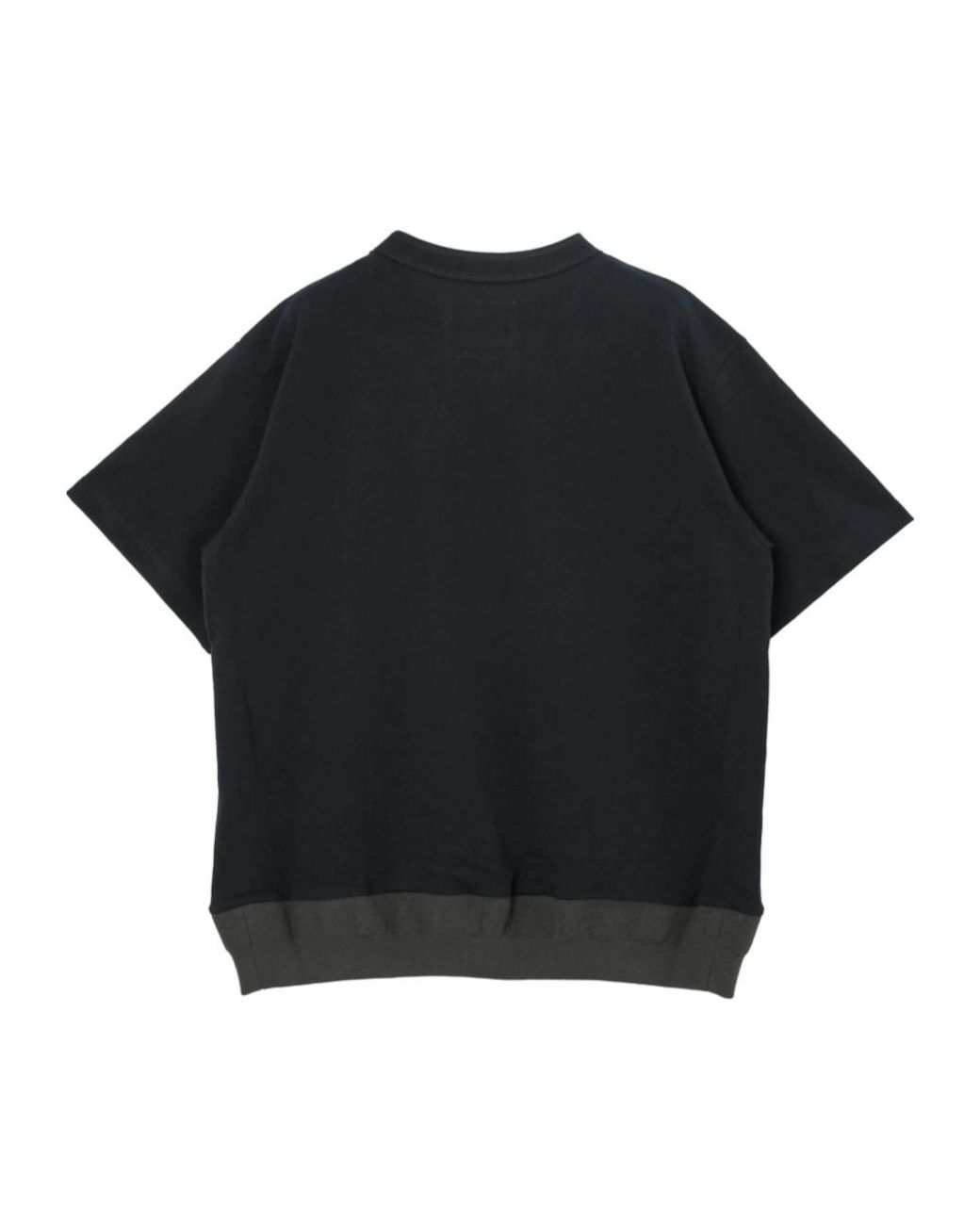 Sacai Black Patch Pocket Crewneck T-Shirt for men