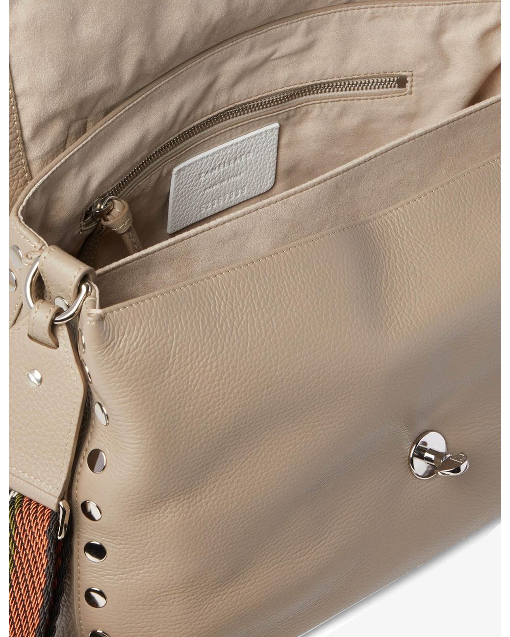 Zanellato Natural Logo Shoulder Bag