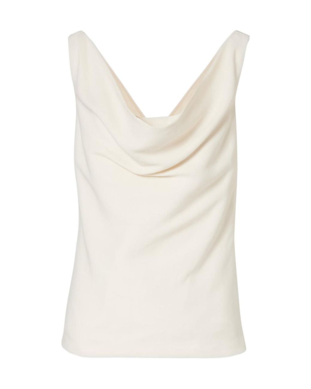 Brunello Cucinelli White Draped Top