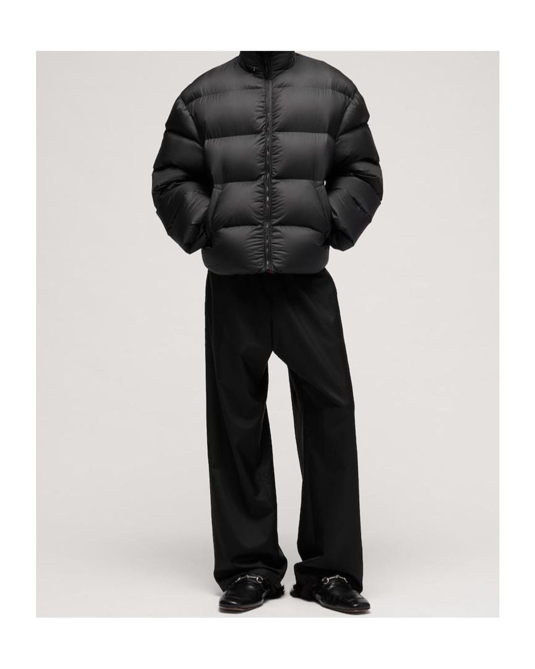 Gucci Black Lightweight Padded Zip Jacket for men