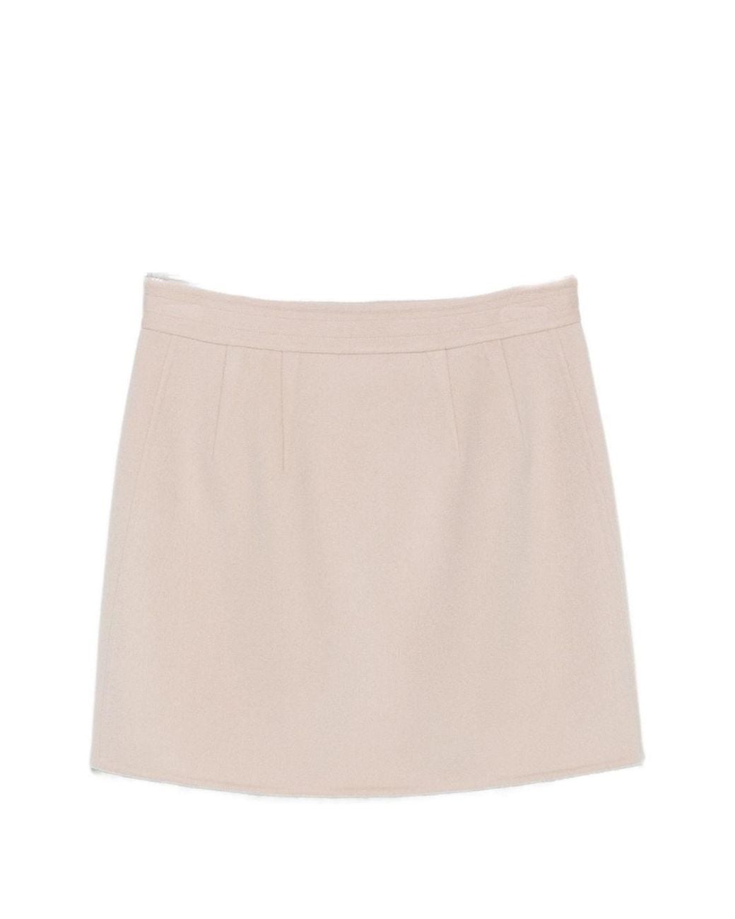 Semicouture Natural June Mini Skirt