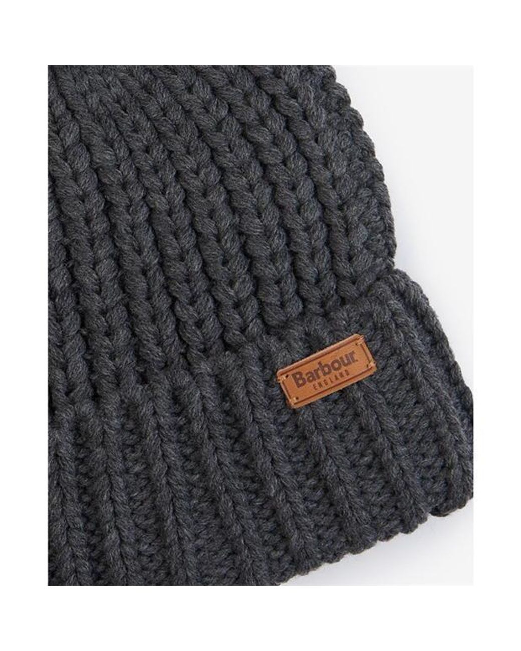 Barbour Blue Rib Knitted Hat