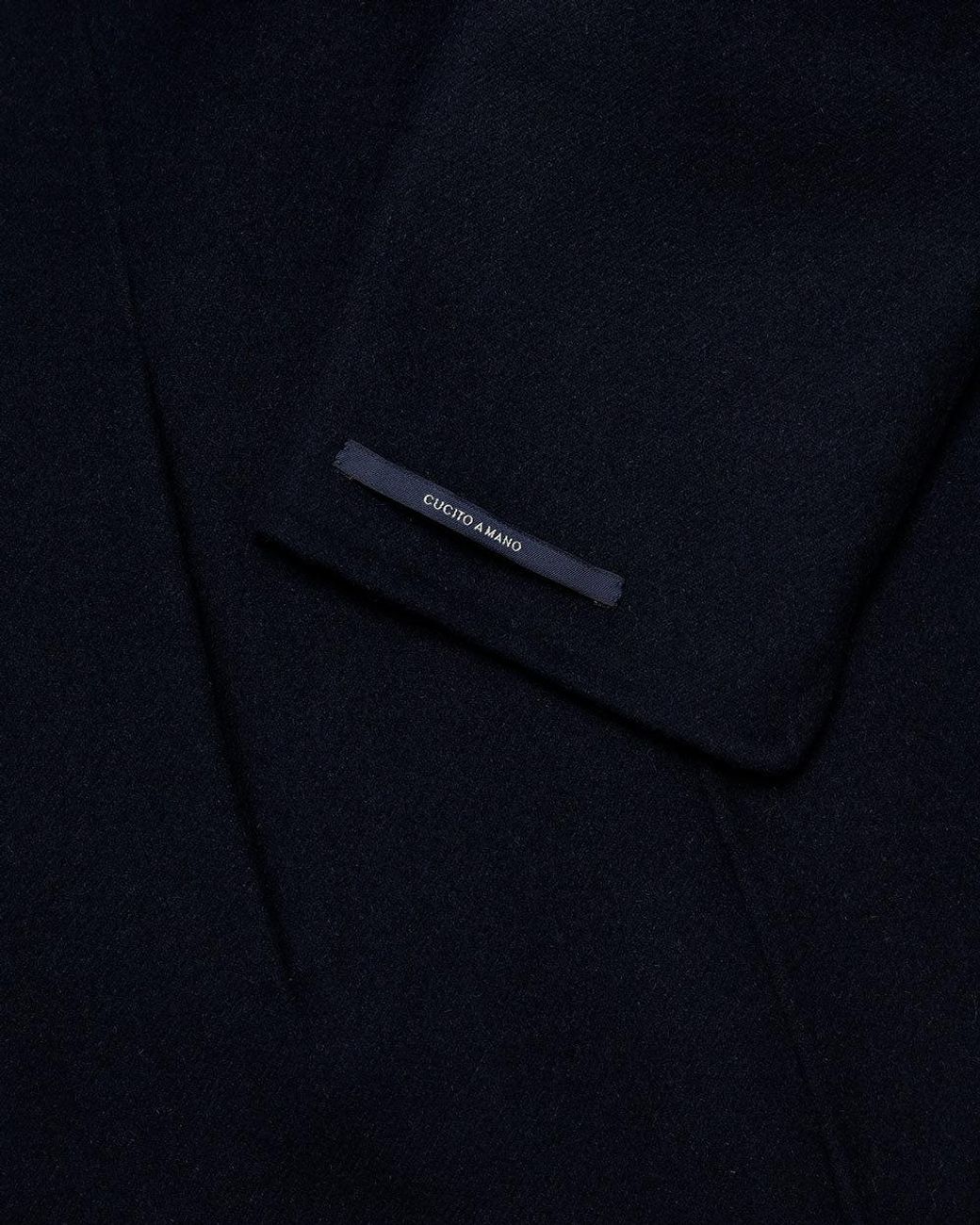 Max Mara Blue Logo Details Coat