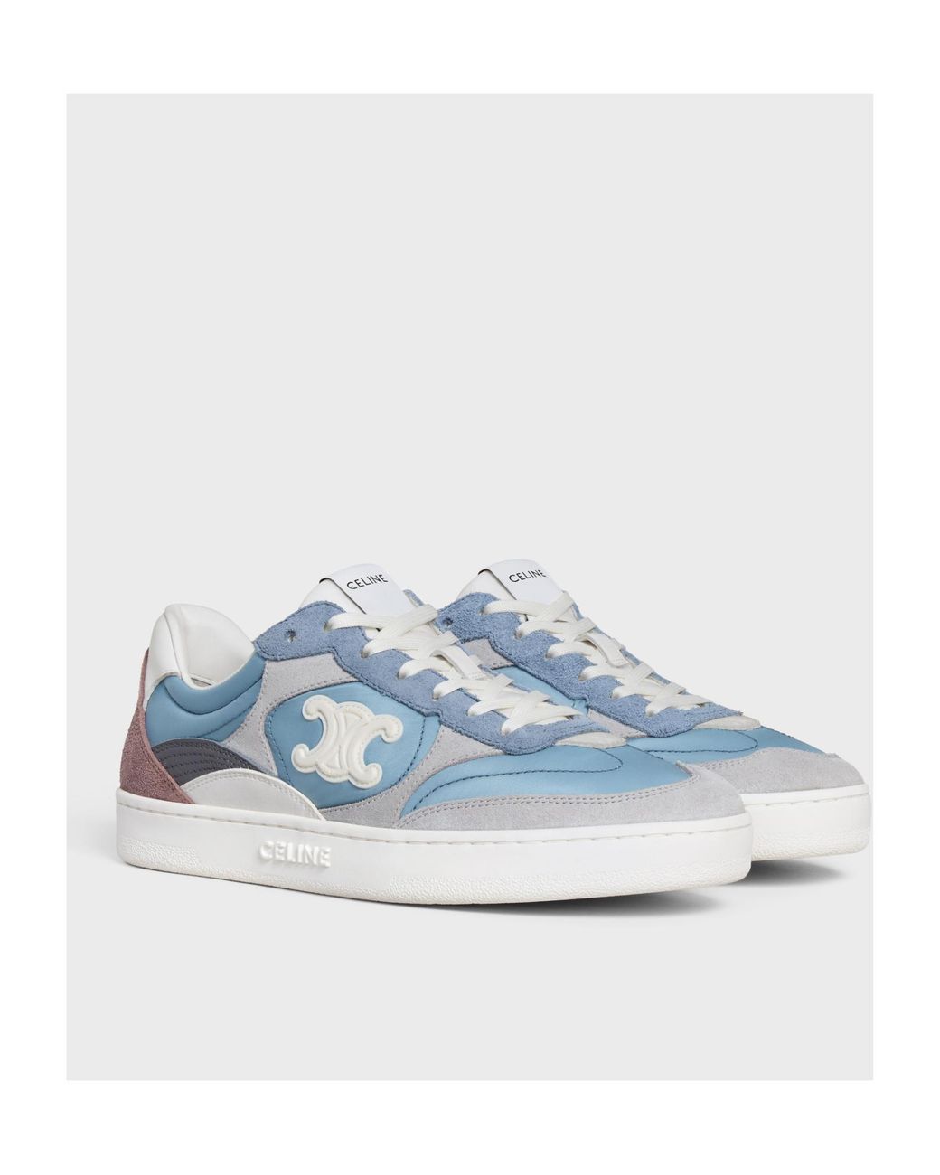 Celine Trainer Ct-12 Low-Top Casual Shoes in Blue | Lyst