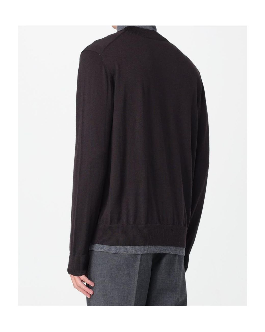 Paolo Pecora Blue Crewneck Jumper for men