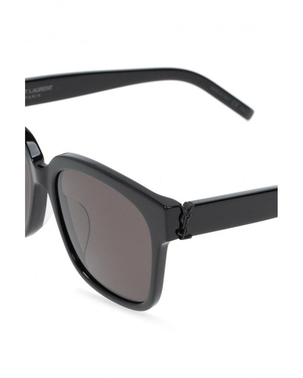 Saint Laurent Black Eyewear Round Frame Sunglasses