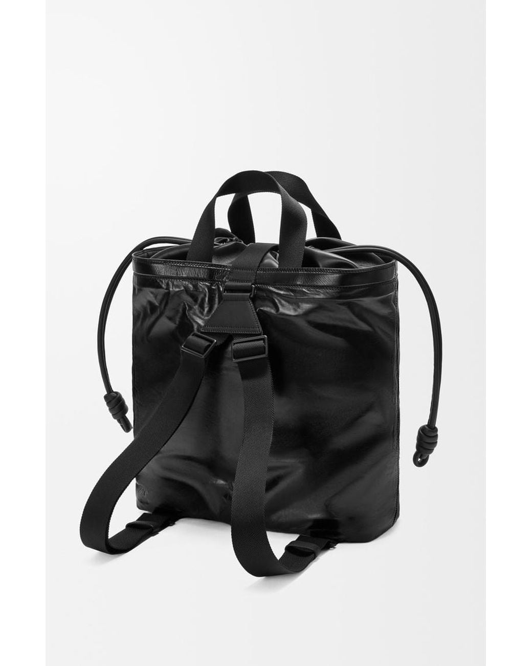 Loewe Black Squad Backpack for men