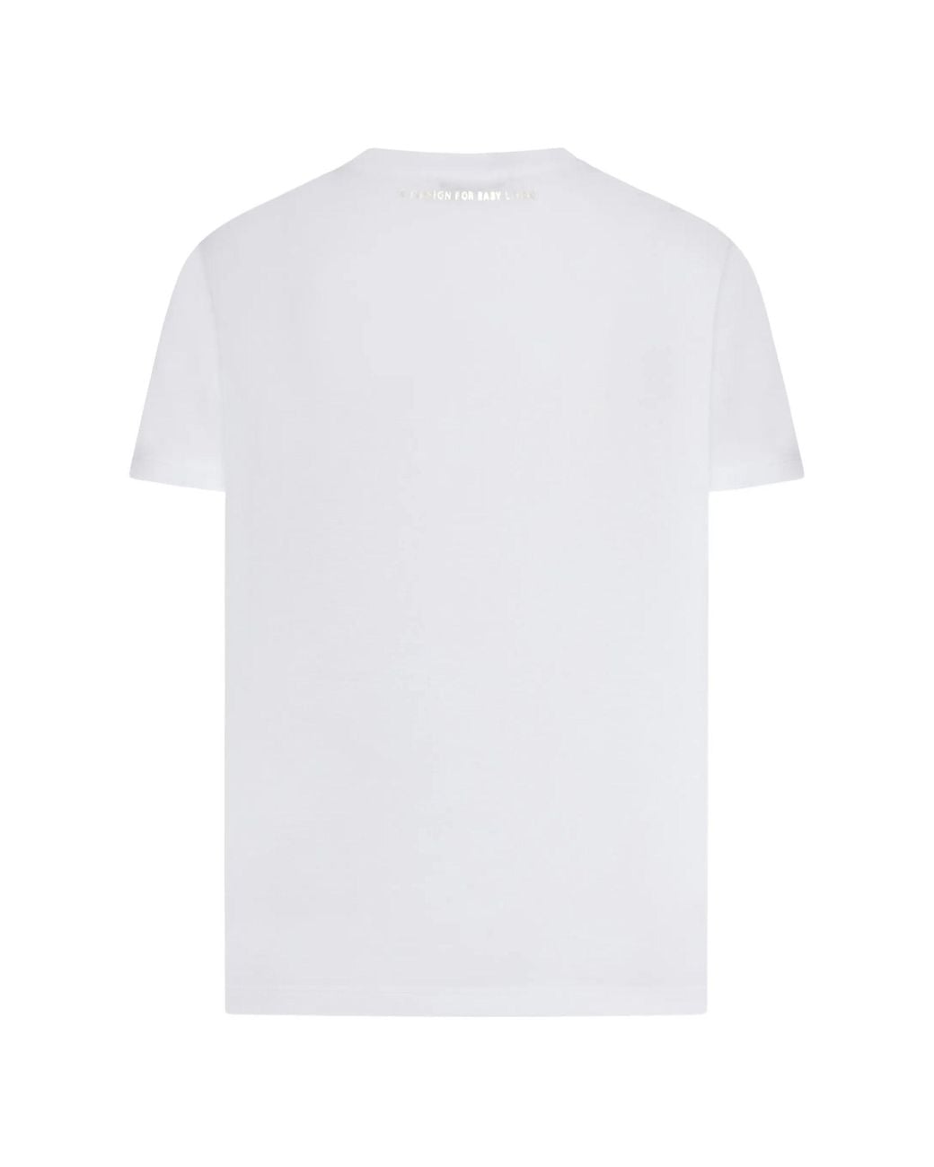 Max Mara White Edile Logo Printed Crewneck T-Shirt