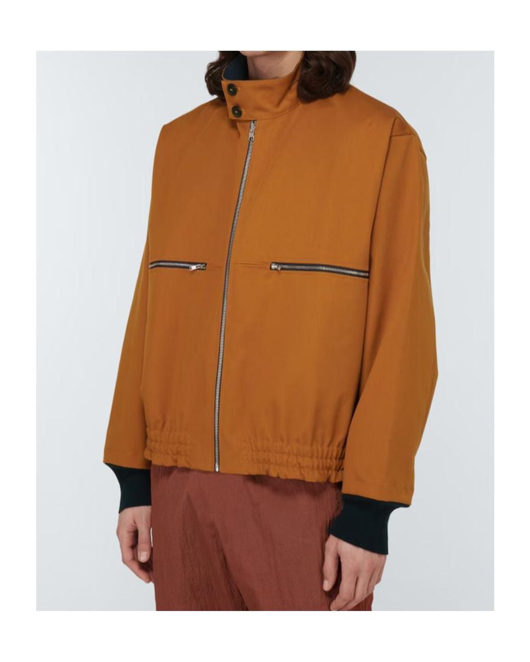 RANRA Brown Unnar Reversible Bomber Jacket for men