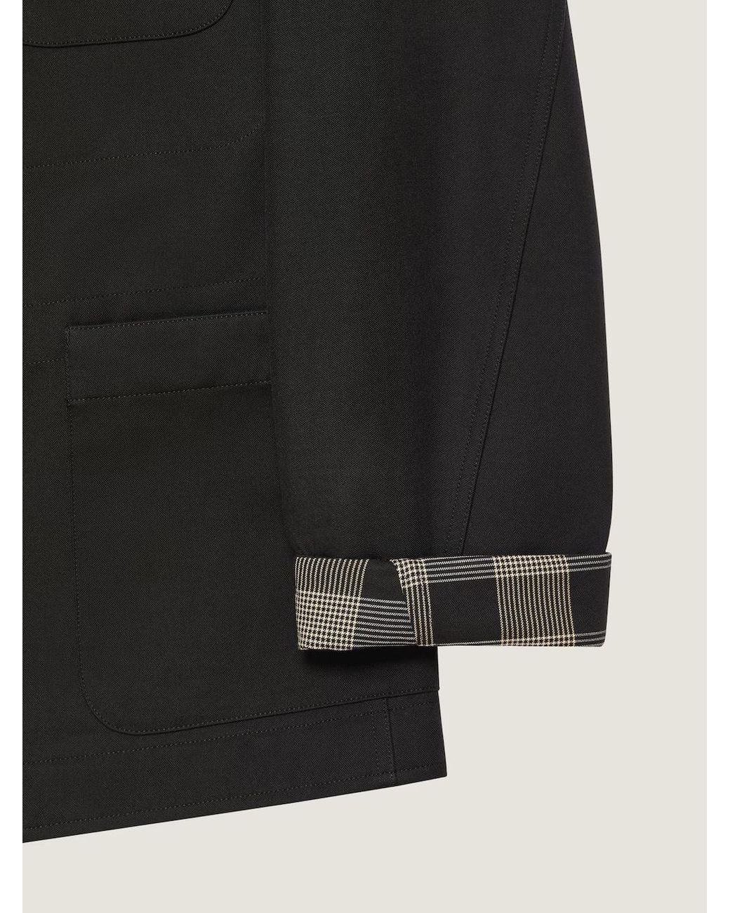Givenchy Black Single-Breasted Deconstructed Jacket for men