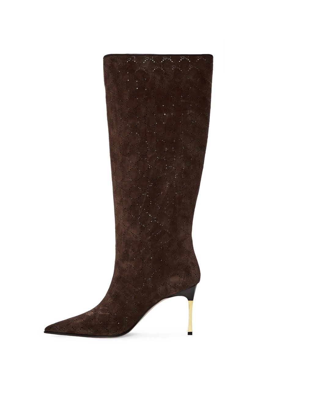 Gucci Brown Height Knee High Boot