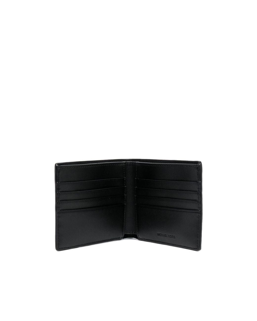 MICHAEL Michael Kors Black Hudson Slim Billfold Wallet for men