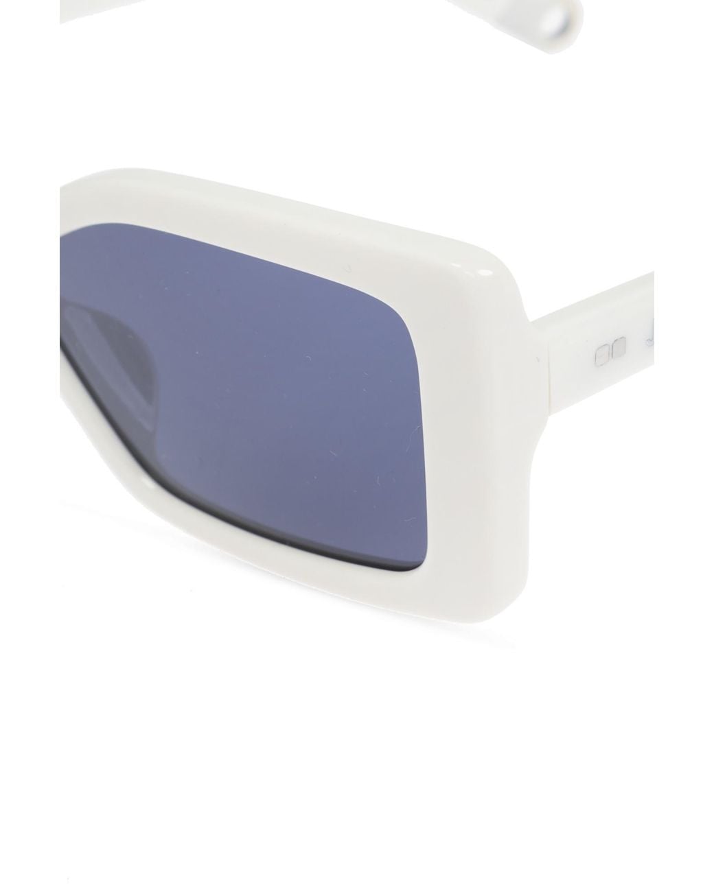 Jacquemus Blue Logo Sunglasses for men