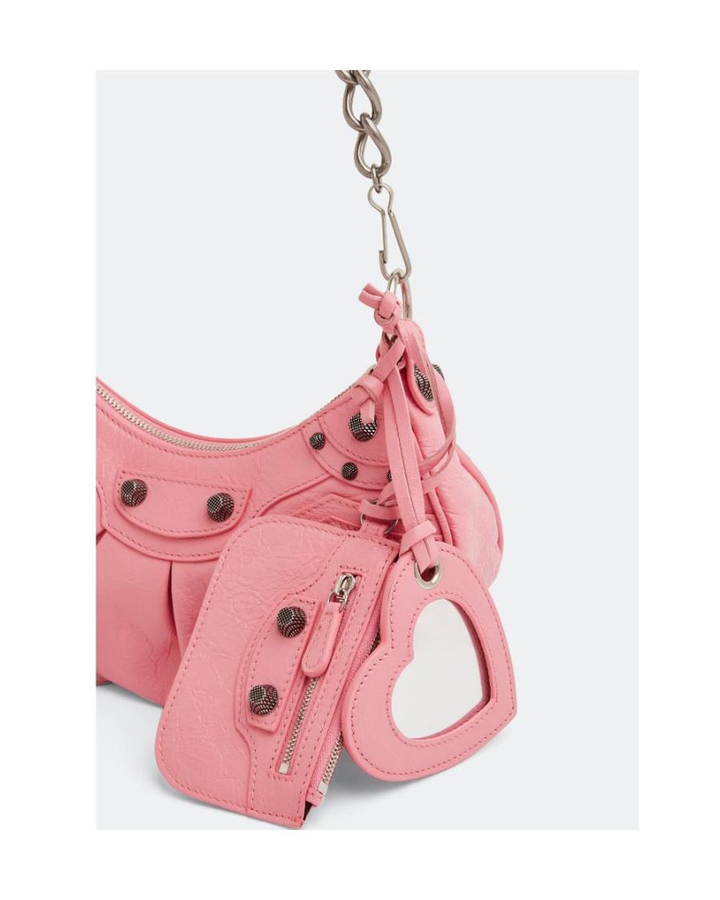 Balenciaga Pink Xs Le Cagole Crossbody Bag