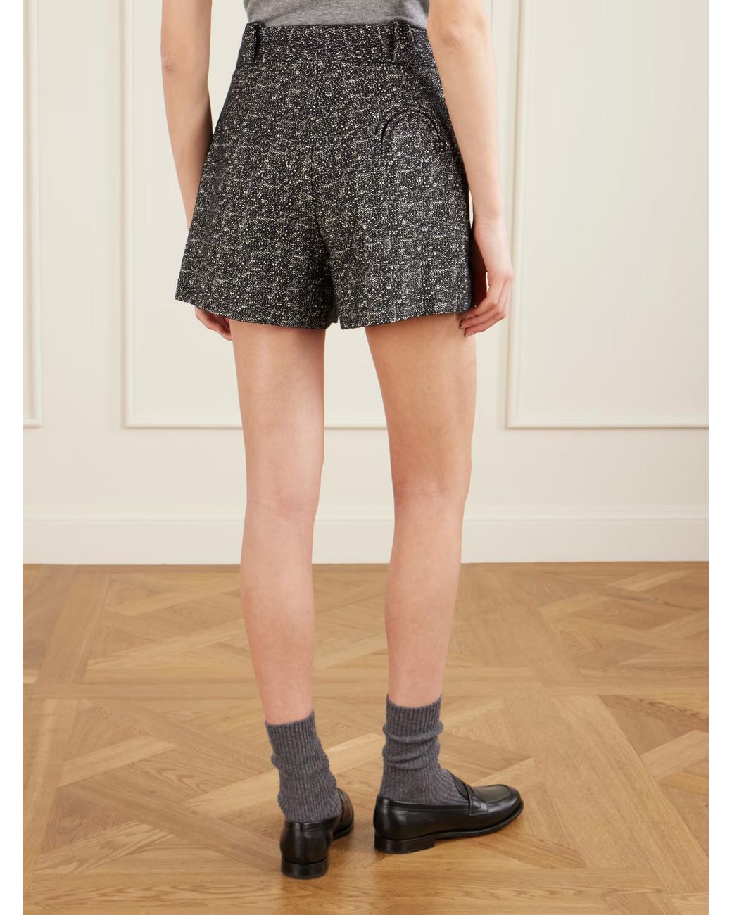 Blazé Milano Gray Antalyateke Tweed Shorts