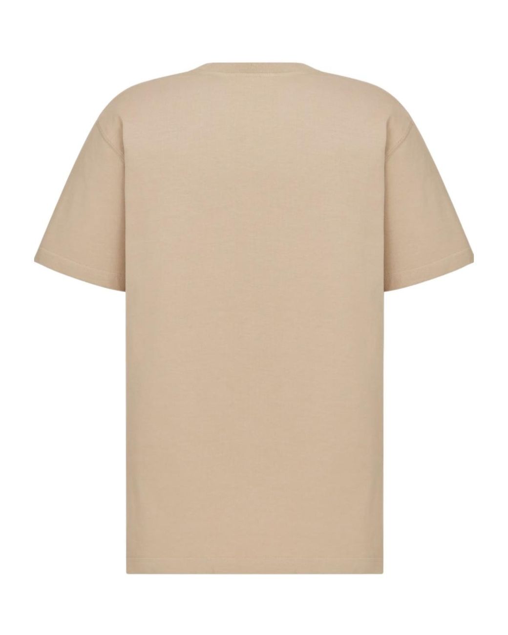 Dior Natural Homme Logo Embroidered Crewneck T-Shirt for men